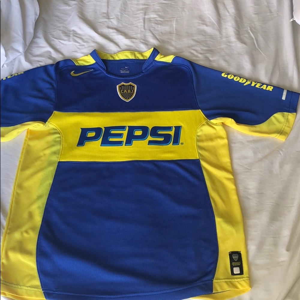 Nike boca jersey size medium